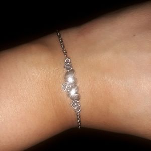 James Avery Heart Flower Bracelet
